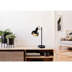 Nastavitelná stolní lampa Reno černá obraz