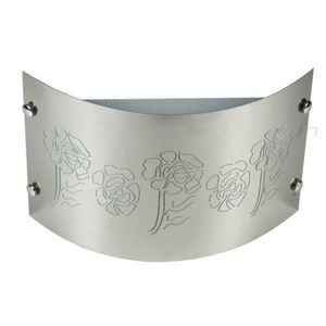 Chromová nástěnná lampa, růžový vzor, Aluno obraz