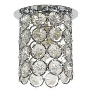 Stropní svítidlo chrom bezbarvé krystalové 40W G9 SK-73 obraz