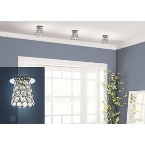 Stropní svítidlo chrom bezbarvé krystalové 40W G9 SK-72 obraz