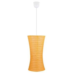 Oranžová papírová závěsná lampa, nastavitelná, 60W E27 Tai obraz
