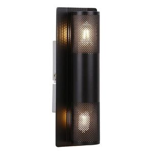 Černá kovová nástěnná lampa 2x10W G9 Emu obraz