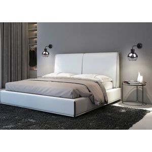 Černá nástěnná lampa 1xE27 25cm kouřové stínidlo LADY obraz