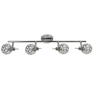 Stropní svítidlo s chromovaným opleteným stínidlem 4x40W G9 Puzzle obraz