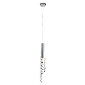 Chromovaná LED závěsná lampa GU10 3W Duero obraz