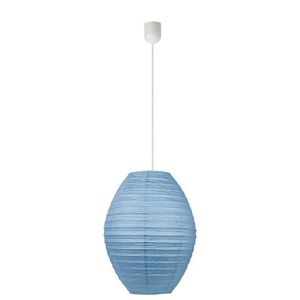 Modrá papírová závěsná lampa UL cocoon obraz