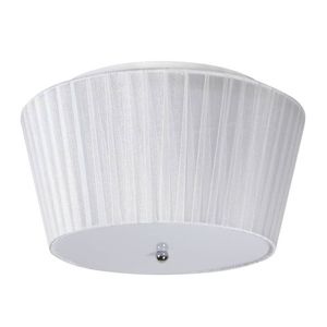 Stropní lampa bílá LED 3W + 3x40W G9 organzové stínidlo Camea obraz