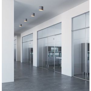 LED stropní trubicové svítidlo 9W šedé 8, 8x7, 5cm obraz