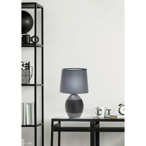 Černá keramická stolní lampa Ambon obraz