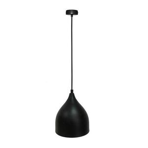 Závěsná lampa Ystad 170mm LEDEA E27 40W kovová černá obraz