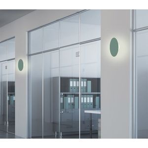 Zelená kovová LED nástěnná lampa 6W 150mm Holar Ledea obraz