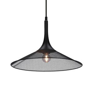 Závěsná lampa černá 36cm Kiruna M Ledea obraz
