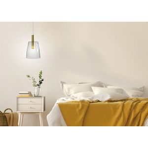 Závěsná lampa z čirého skla LED 5W Modena Ledea obraz