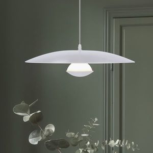 Závěsná lampa bílá LED 48cm Lund Ledea obraz