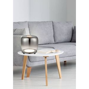Stojací lampa černá skleněná LED 17cm Berloz Ledea obraz