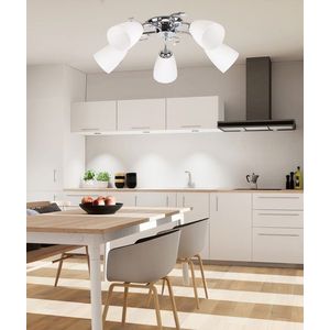 Stropní lampa Ursella 5x40W E14 bílá obraz