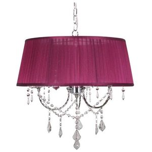 Stropní závěsná lampa Amaranth 3 Malva obraz