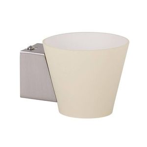 Nástěnná lampa bílá kuželová skleněná lampa 40W G9 Simonet obraz