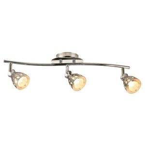 Stropní bodová lampa 3x50W GU10 chromovaná páska obraz