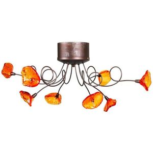 Hnědá stropní lampa 8xG4 Malta obraz