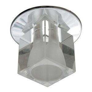 Stropní svítidlo SK-06 CH G4 s chromovým rámem. strop. konstantní krystal 20w g4 obraz