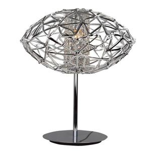 Dekorativní chromová stolní lampa Cosmo obraz