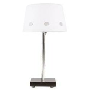 Saténová/bílá kancelářská stolní lampa obraz