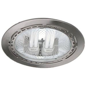 Saténová kulatá stropní lampa 2x18W 23cm DM-01 obraz