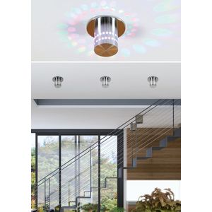 Hliníkové stropní LED svítidlo 3W SMD RGB SA-11 obraz