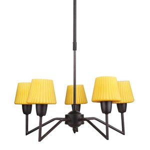Lustr 5xE14 48cm VENUS sklo obraz