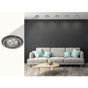 Stropní svítidlo Soc-03 Bk Gu10 50W 230V Stropní svítidlo pevné kulaté lité obraz