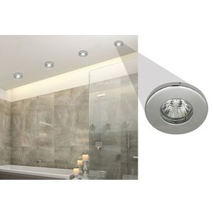 Hermetická chromová koupelnová armatura IP65 SH-06 8cm obraz