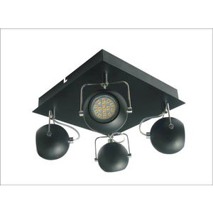 Lampa 98-25036 Tony 4X3W Led Gu10 černá obraz