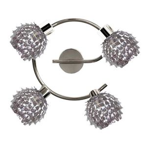 Stropní lampa Raven spirála 4X40W G9 chrom obraz