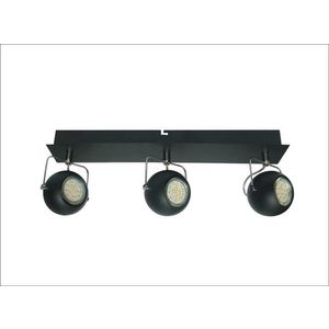 Stropní svítidlo Tony 3X3W LED GU10 matně černé obraz