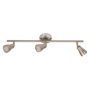 Stropní svítidlo 3xGU10 56cm JAWA STRIP ENERGO nikl obraz