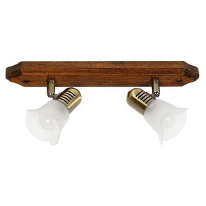 Stropní svítidlo Coloseo 2X40W R50 E14 tmavé dřevo obraz
