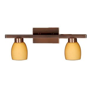 Stropní lampa Dakota strip 2X40W G9 měděná obraz