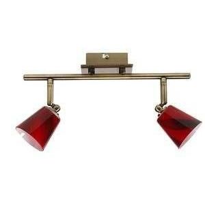 Stropní lampa Murano 2X40W G9 patina obraz