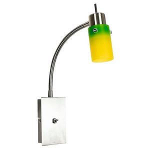 Žlutozelená nástěnná lampa, lampa na rameni, Verdi obraz