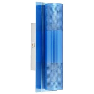 Modrá nástěnná lampa 2x40W Emu obraz