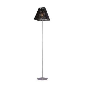 Stojací lampa černá 160cm 60W E27 Rombo obraz
