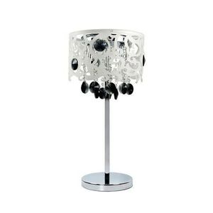 Stolní lampa chrom/černá 3 Talita obraz
