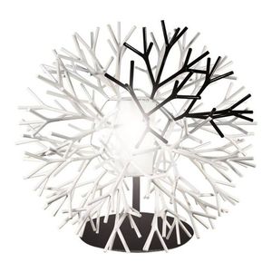 Stolní lampa Tree černobílá E27 60W korálová obraz