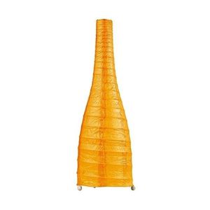 Stolní lampa Buton papírová žlutá 40W obraz