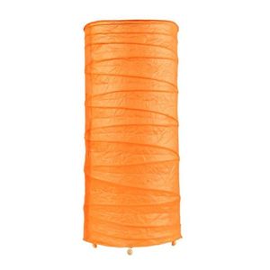 Oranžová papírová stolní lampa Tlačítko obraz