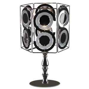 Stolní lampa Nemo chrom/černá obraz