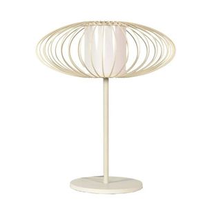 Bílá stolní lampa Himera obraz
