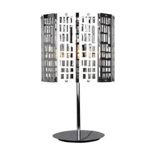 Stolní lampa chrom kovová Zorba obraz