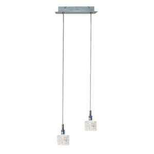 Stropní lampa32-05922 Rubik 2X40 G9chromový krystal obraz